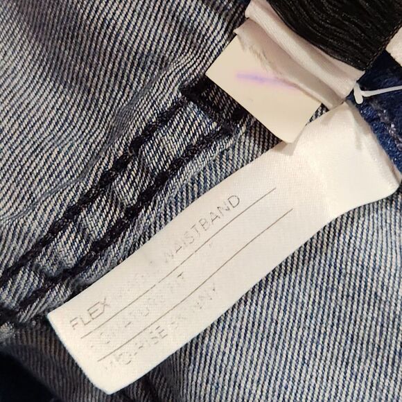 Lane Bryant Skinny Jeans Size 24 Mid-rise Blue Distressed Stretch B5 - Picture 15 of 16